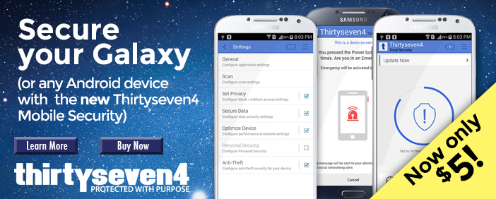 Download Thirtyseven4 Mobile Security for Android Today