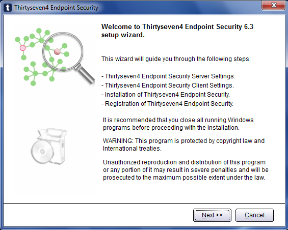 Thirtyseven4 Advanced Endpoint Security Console