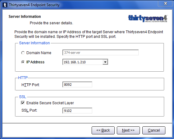 Thirtyseven4 Advanced Endpoint Security Console