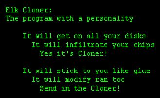 Elk Cloner - Thirtyseven4 Total Security for MAC Elk Cloner - Thirtyseven4 Total Security for MAC