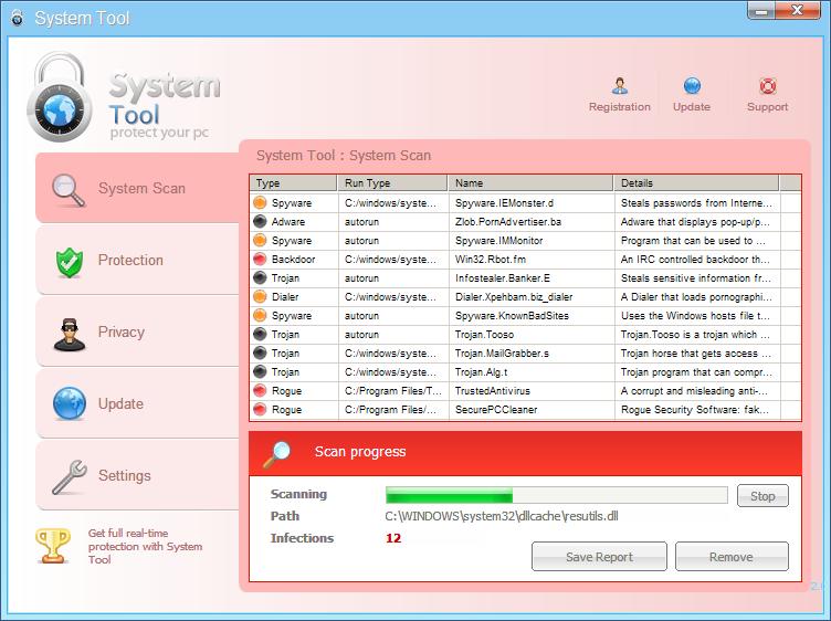 Thirtyseven4 Antivirus Protects Against System Tools 2011